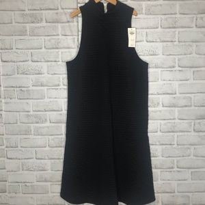Aborcrombe and Fitch Black Zip Up Skater Dress